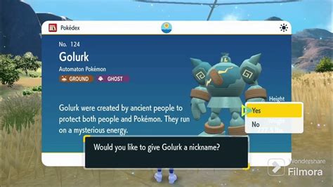 golurk pokedex entry.